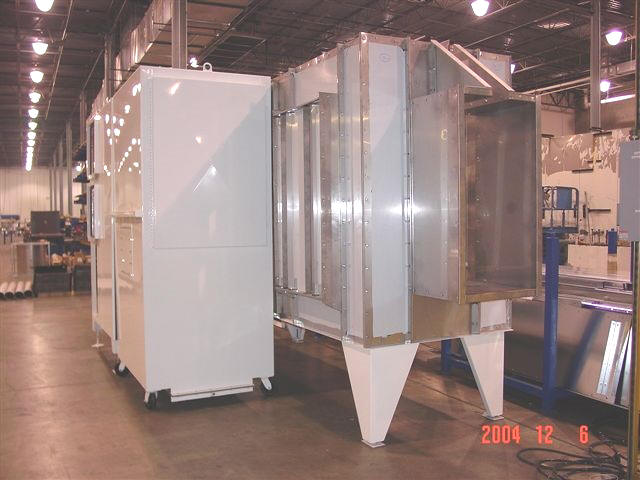 Milwaukee Open Face Paint Booths Installation